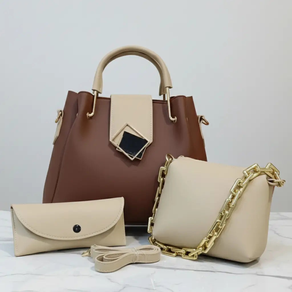Trielle 3PCS – Brown Fone