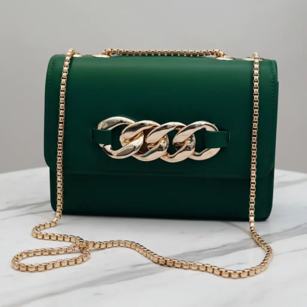 Vivique 2PCS Green – chic and elegant crossbody bag set for girls in Pakistan