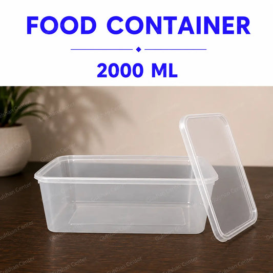 2000ml disposable food container with lid extra large plastic food container Pakistan
