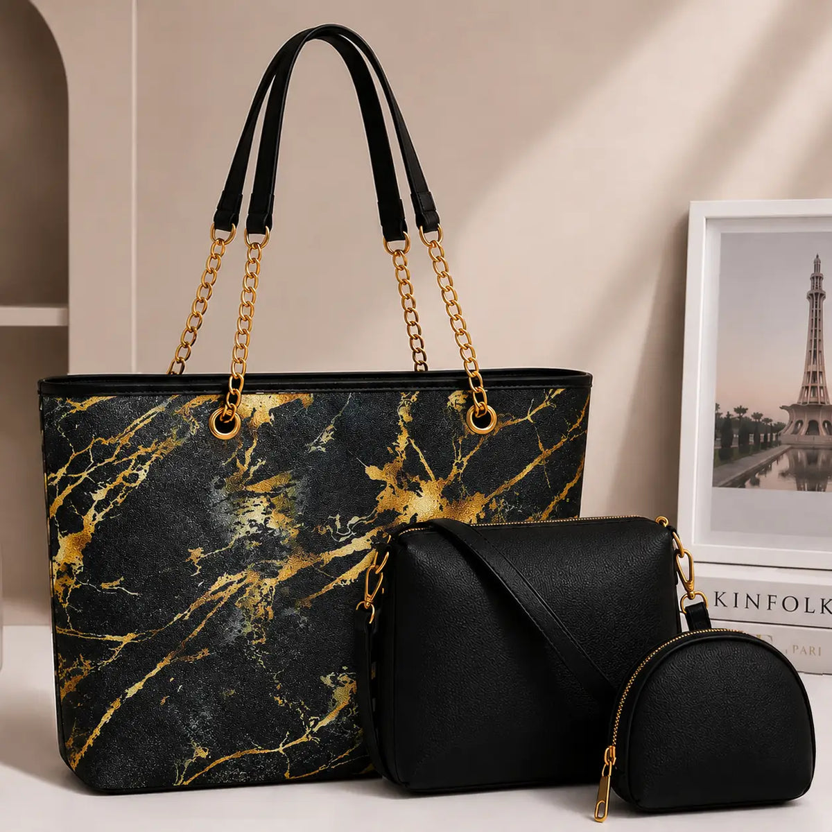 Julia 3PCS Electra - Coffee