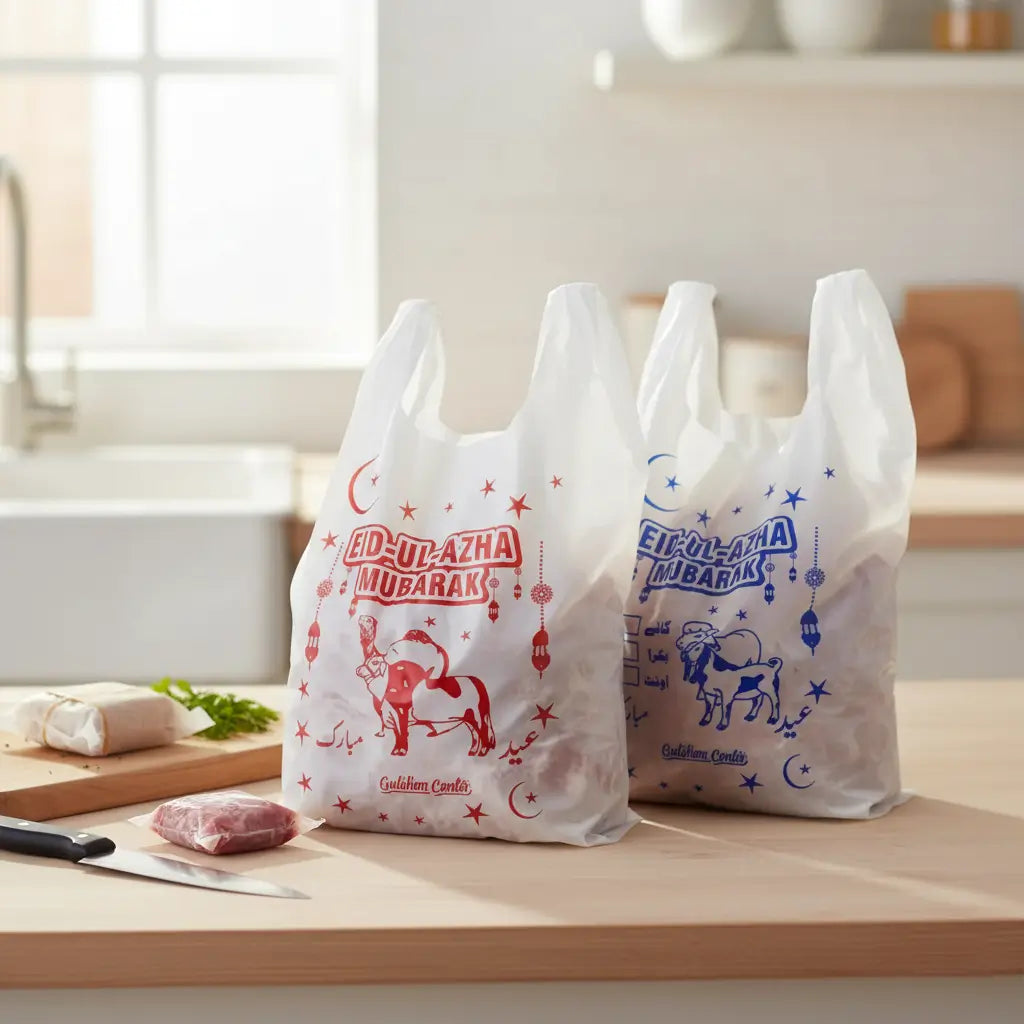 medium large meat bag Pakistan waterproof eid shopper