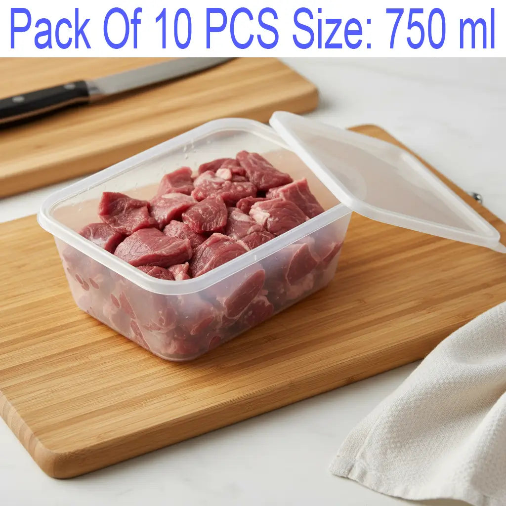 plastic meat distribution box Pakistan 750ml food grade