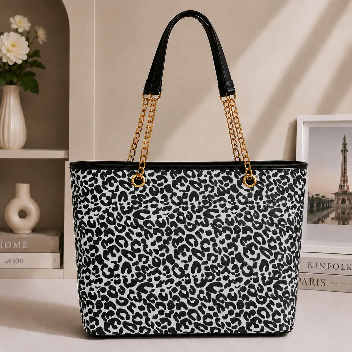 Julia 3PCS Leopards - White