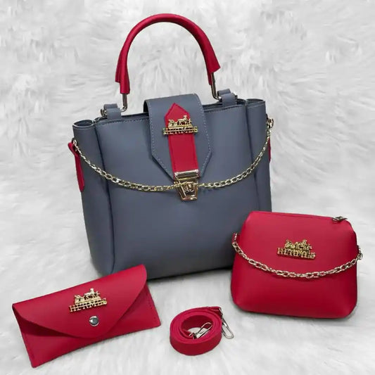 Aura 3PCS – Grey Red