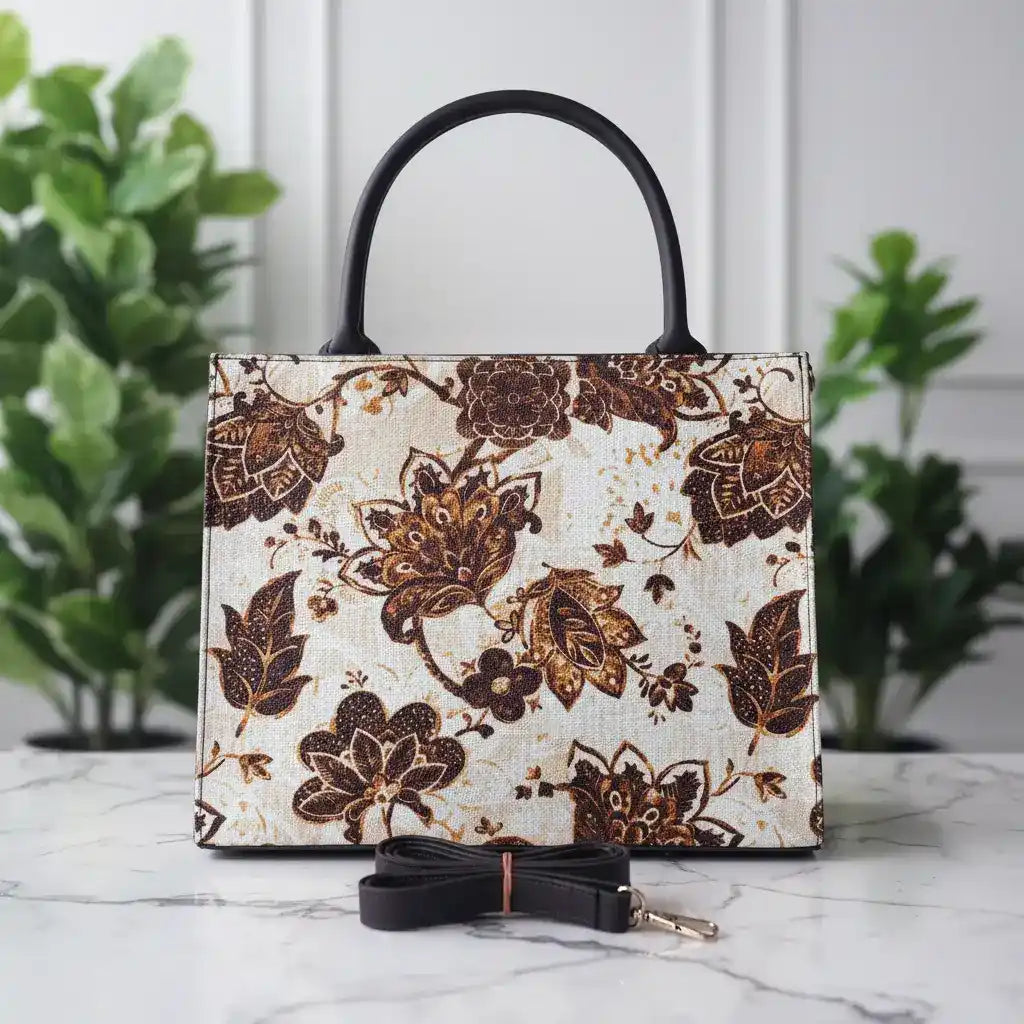 Tote Luma Leaf - Brown