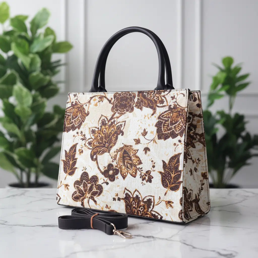 Tote Luma Leaf - Brown