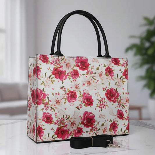 Tote Floral Dust - Red