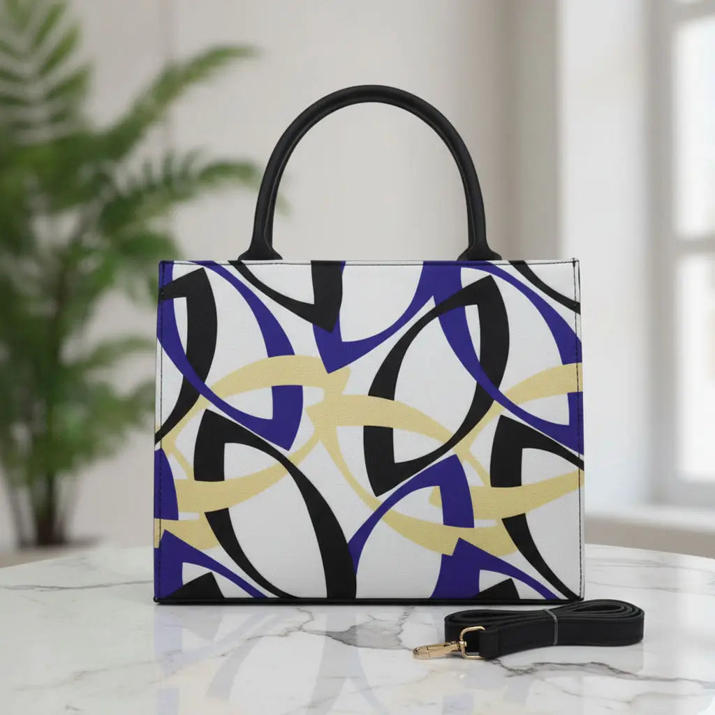 Tote Curve Wave - Blue