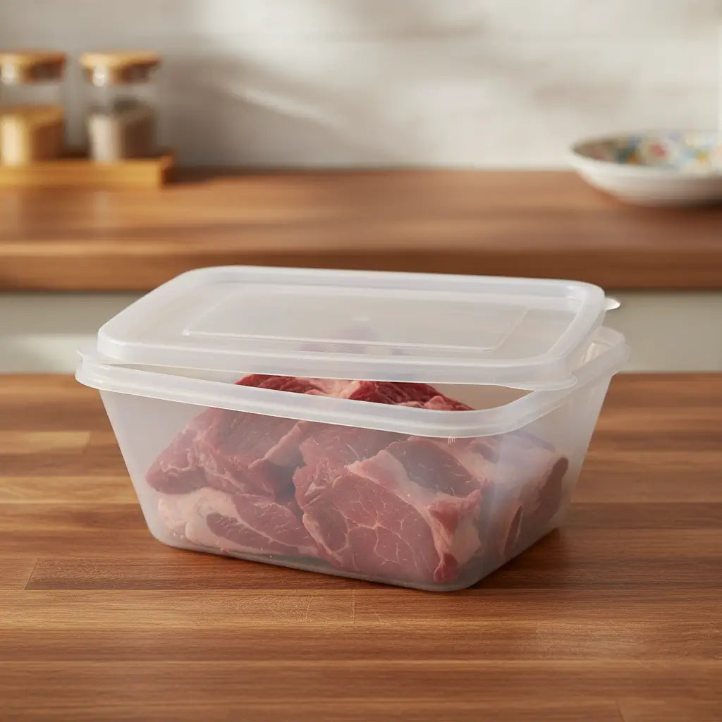 plastic food box for qurbani meat distribution Pakistan