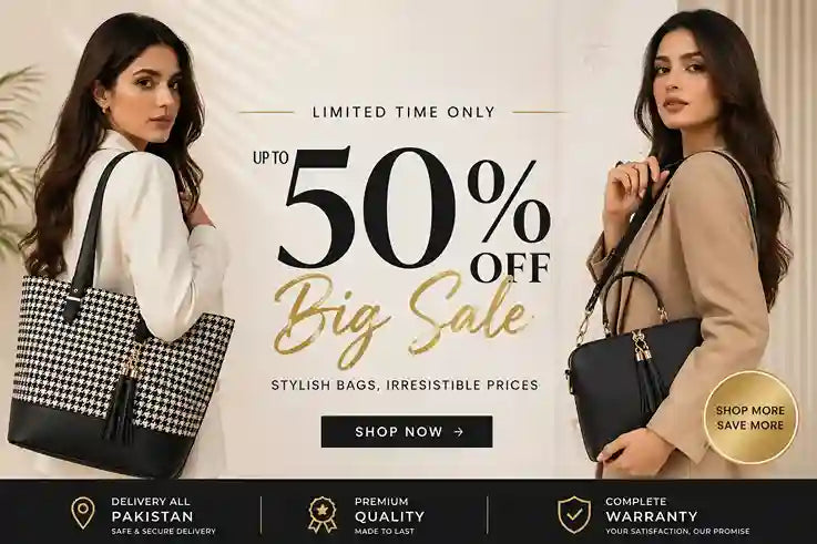 Ladies Bags Online in Pakistan | Stylish & Affordable – Gulshan Center