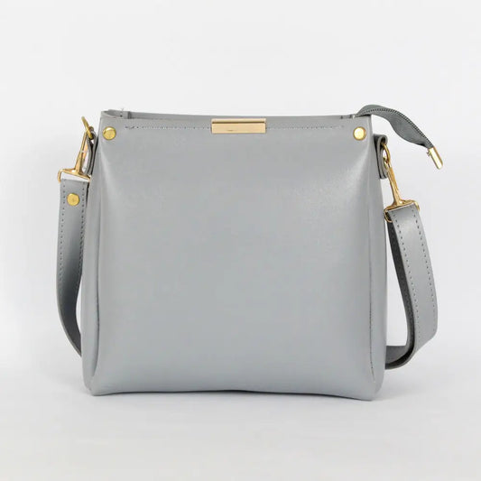 Capri Grey – elegant pouch and shoulder bag for girls in Pakistan