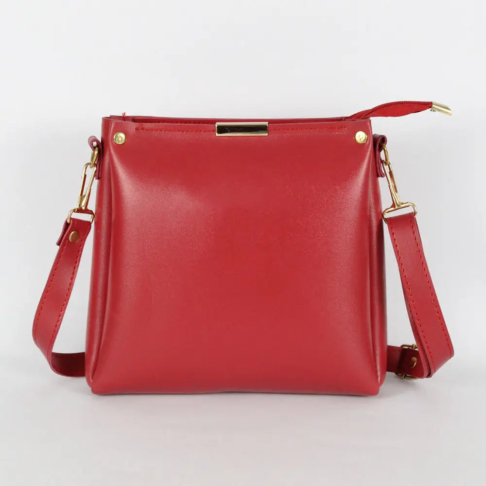 Capri Red – vibrant pouch and shoulder bag for girls in Pakistan