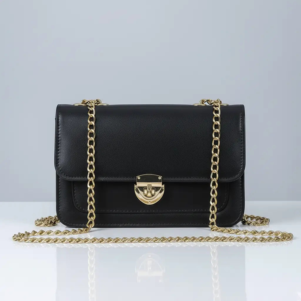 Dazzle stylish crossbody bag in Black – durable and trendy purse for women in Pakistan