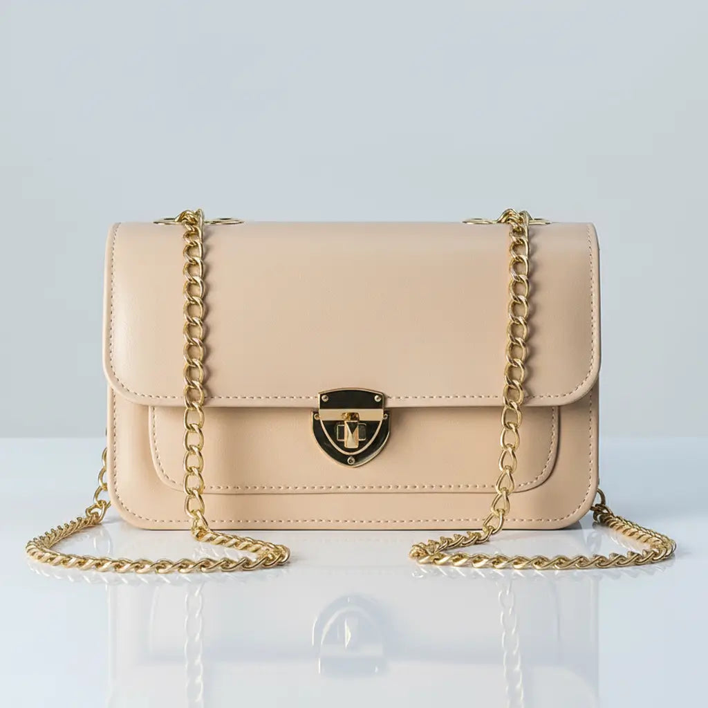 Dazzle stylish crossbody bag in Skin – perfect daily use ladies purse for girls in Pakistan