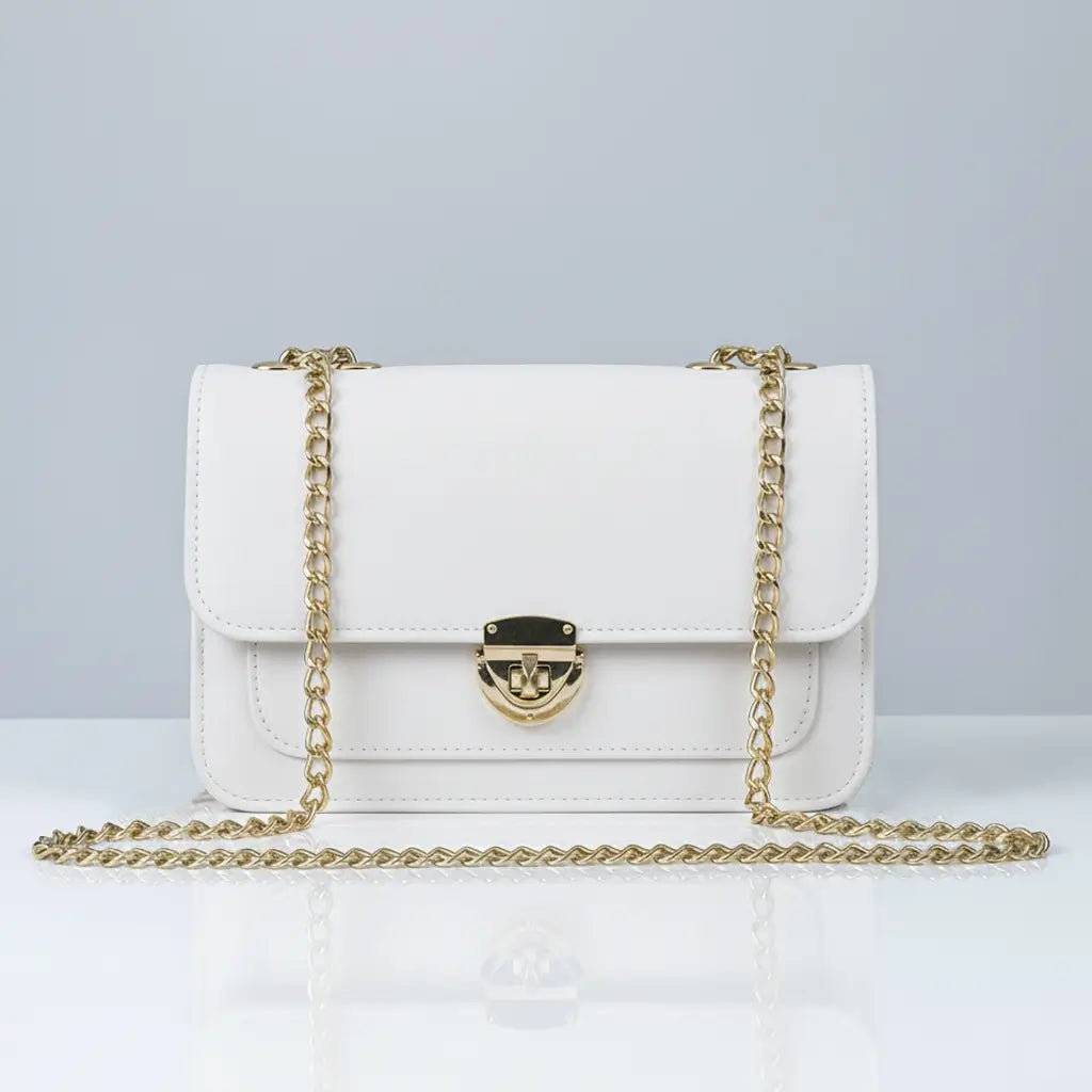 Dazzle stylish crossbody bag in White – perfect daily use ladies purse for girls in Pakistan