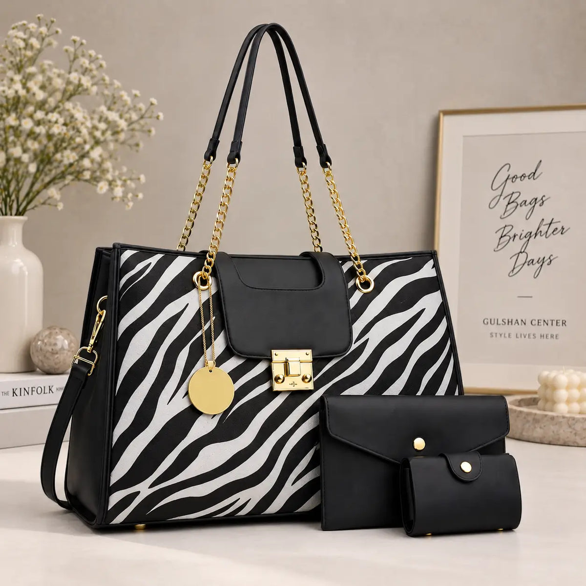Lavin 3PCS Zebi - Black