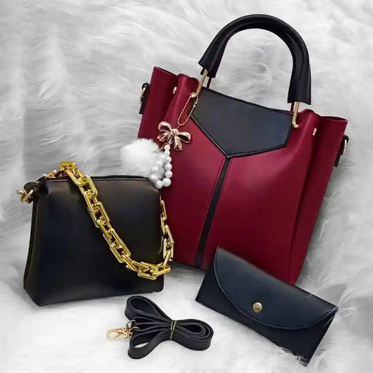 Glint 3PCS – Maroon Black