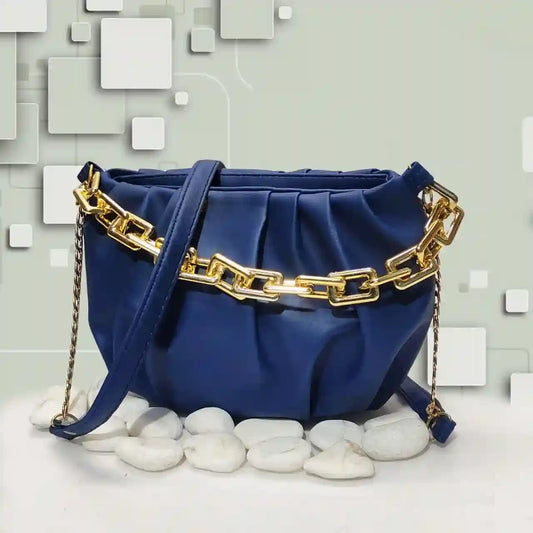 Glinteza Spark Blue – trendy fancy shoulder purse for girls in Pakistan