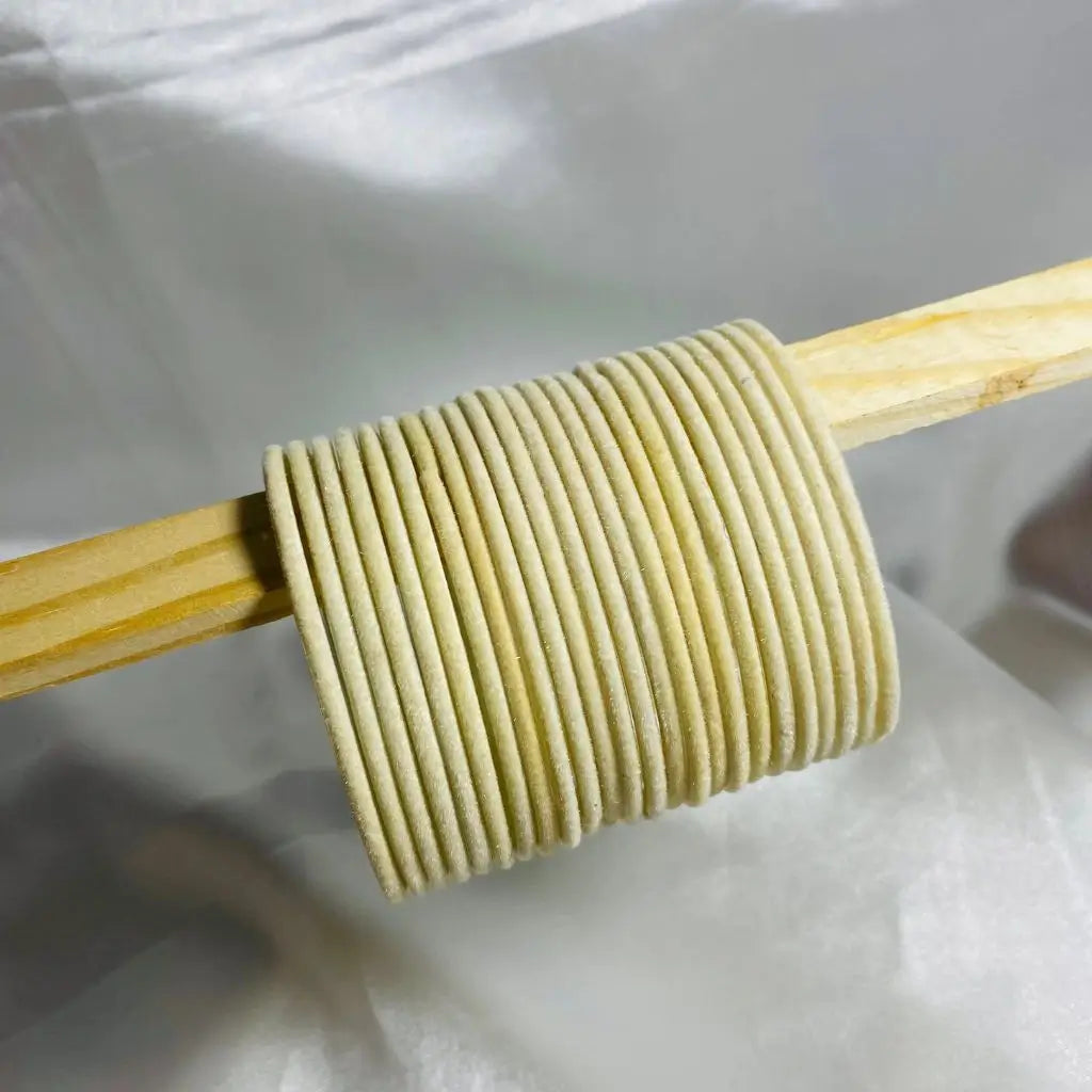 Off white velvet bangles for girls in Pakistan