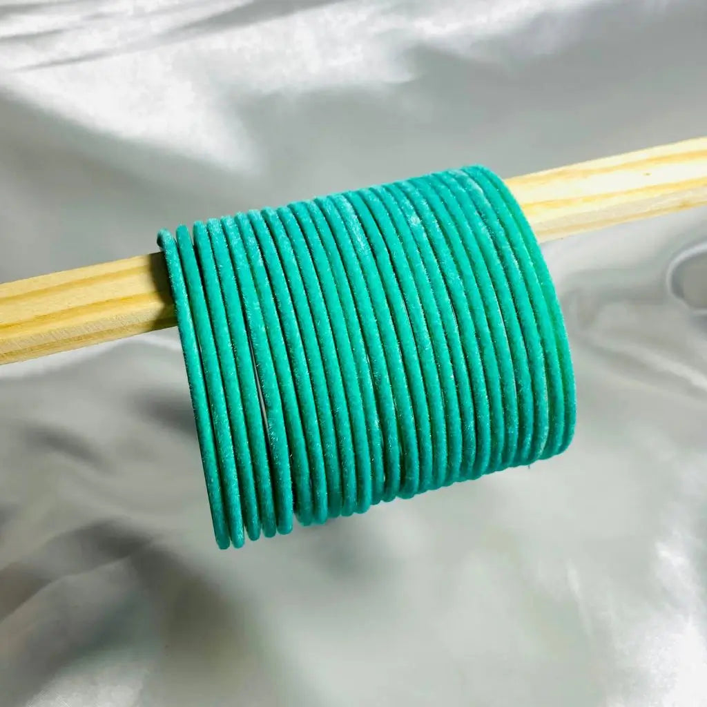 Sea Green velvet bangles for girls in Pakistan