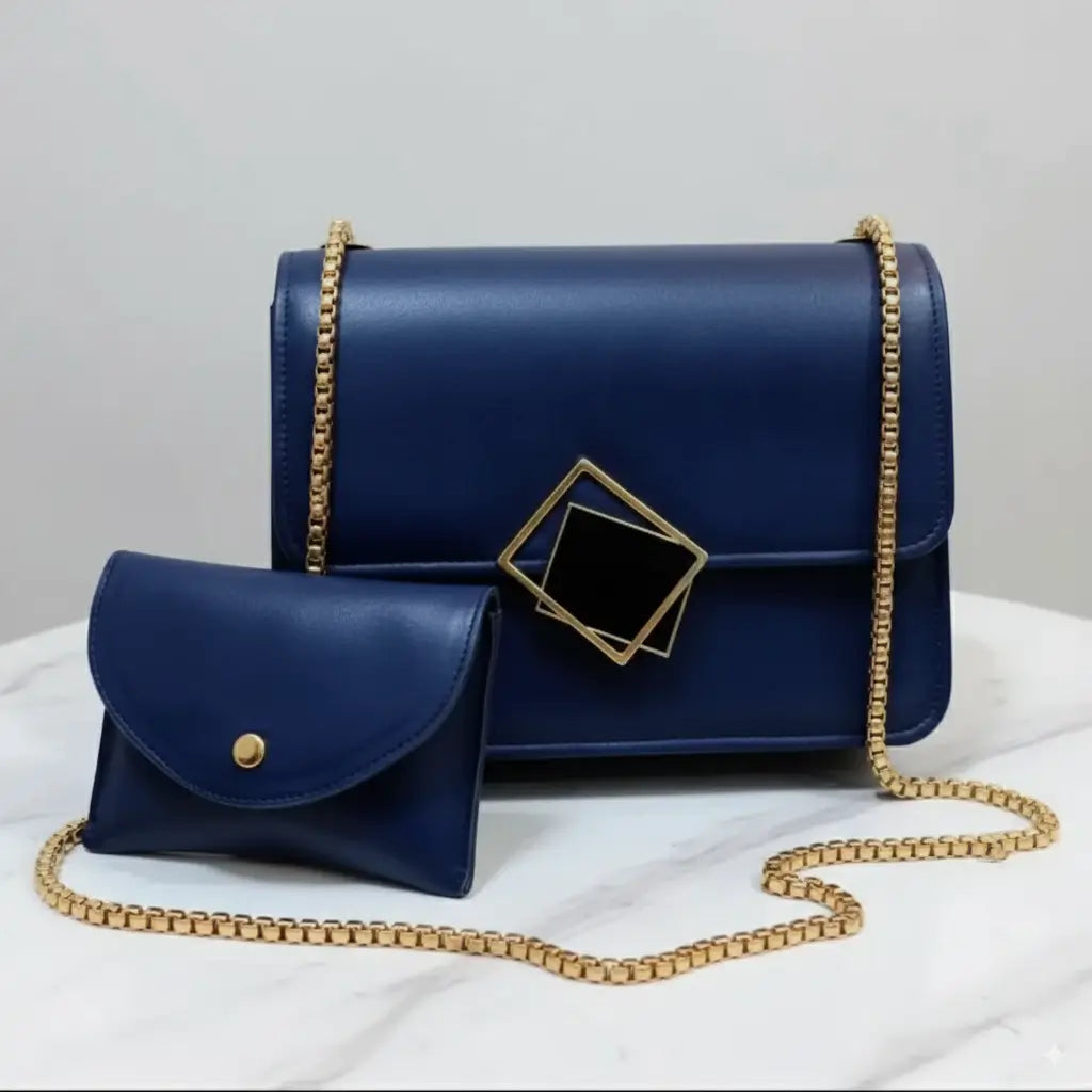 Stride 2PCS Blue – trendy and functional crossbody bag set for girls in Pakistan