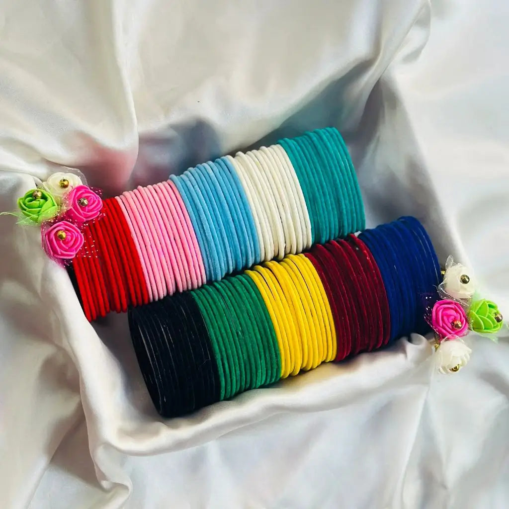 Velvet bangles for girls in Pakistan