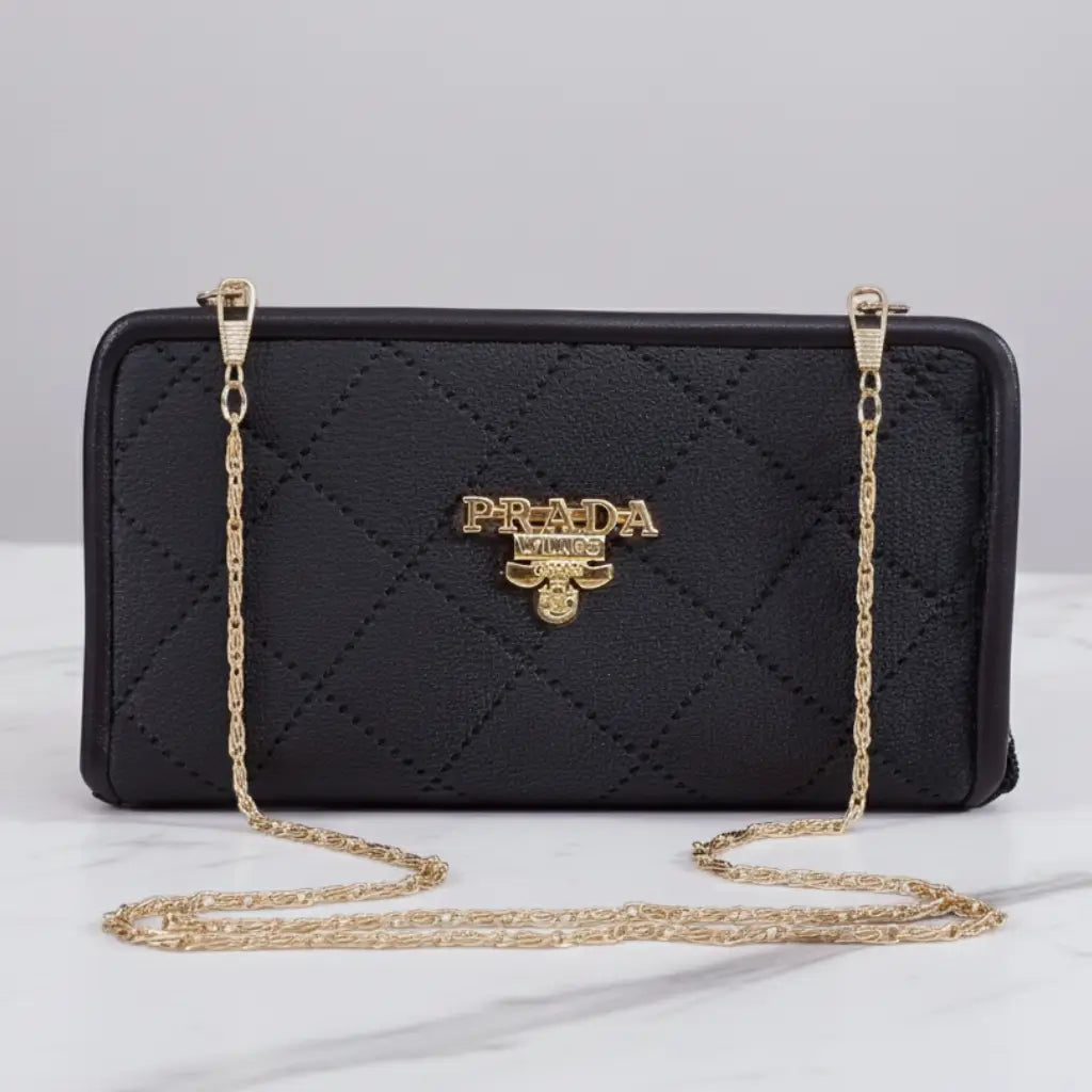 Velvet Vault Black – chic velvet clutch and mobile wallet for girls in Pakistan