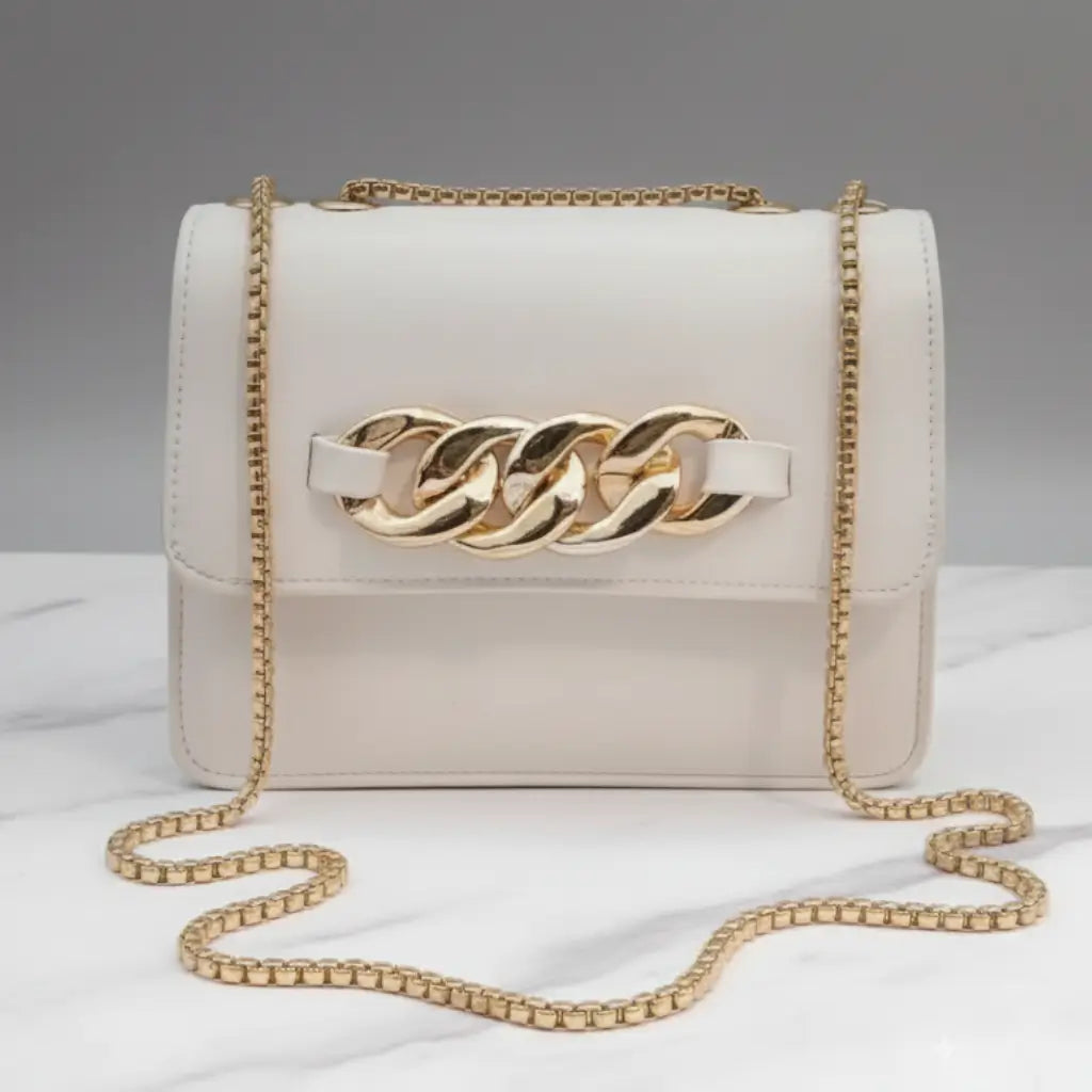 Vivique 2PCS White – elegant and roomy crossbody bag set for girls in Pakistan