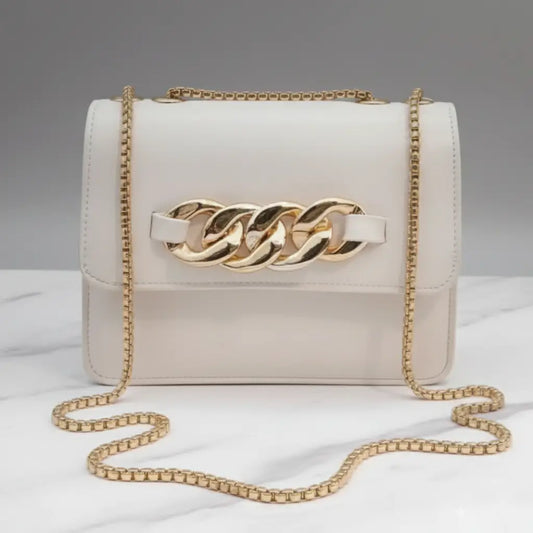 Vivique 2PCS White – elegant and roomy crossbody bag set for girls in Pakistan